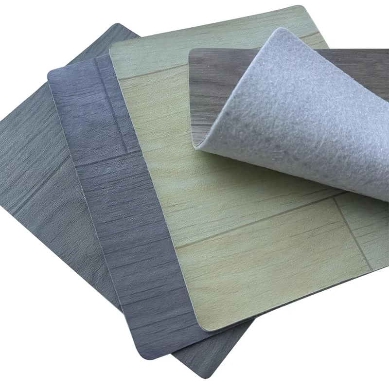 Factory Price Modern Waterproof 0.35mm Non slip Plastic PVC Luxury Vinyl Roll Flooring with Sound Reduction Indoor