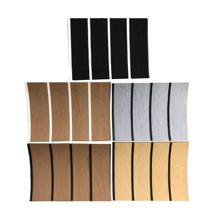 Factory Price Waterproof Corrosion Resistant PVC Boat Decking WPC Yacht Decking Ship Decking