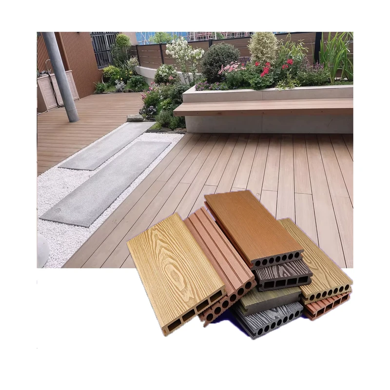 Factory Price Waterproof Engineered Flooring WPC Decking Outdoor