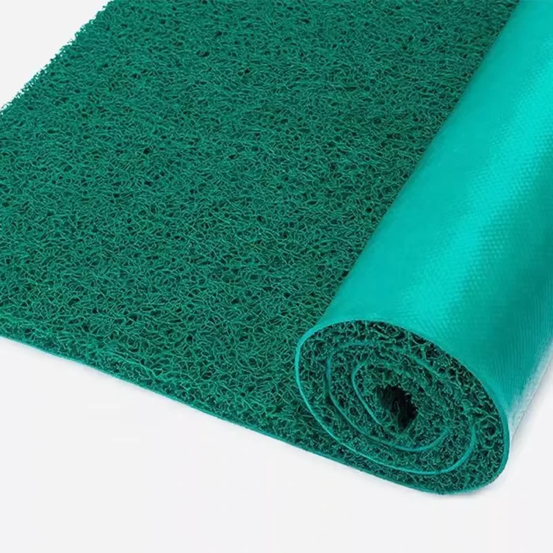 Factory Price Waterproof Vinyl Outdoor Flooring Durable and Anti Slip Spaghetti PVC Coil Mat Roll Plastic Carpet Roll