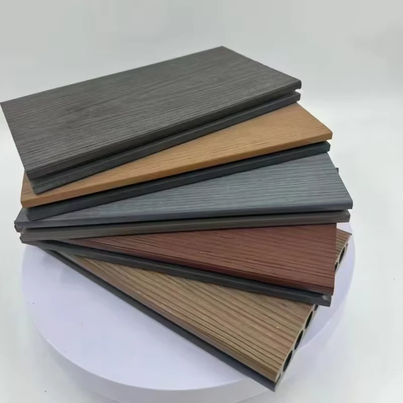 Factory Price Wood Plastic Composite Decking 3D Embossed Co-Extrusion Waterproof Eco-Friendly Outdoor Decking Interlocking