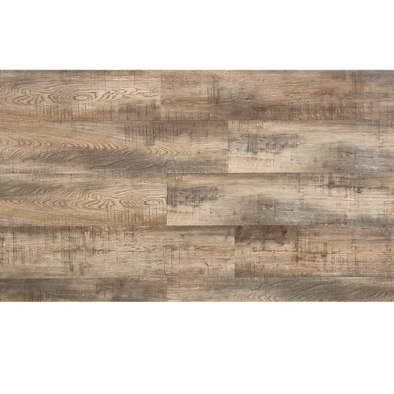 Factory SPC lock-lock wood-grain flooring, plastic snap-on eco-friendly household waterproof PVC stone crystal floor