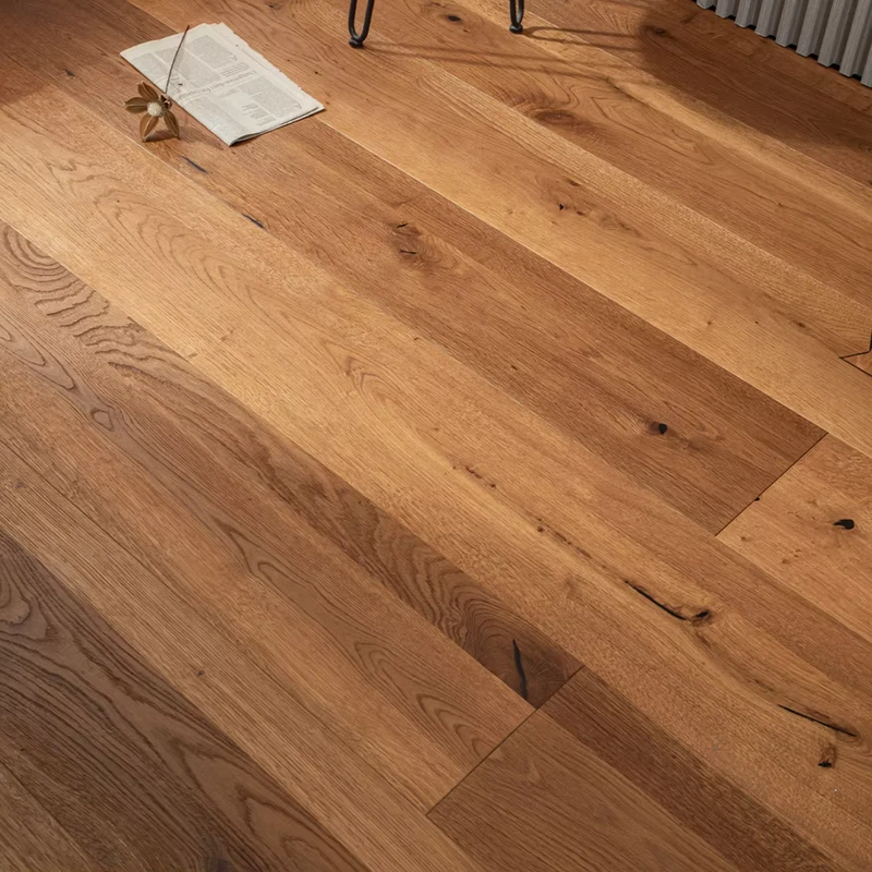 Factory Sale Modern Oak 3-Layer Engineered Wood Flooring for Living Room Bedroom Dining Office Apartment Free Sample