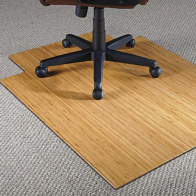 Factory Simple Floor Mats Bamboo Mat for Chair