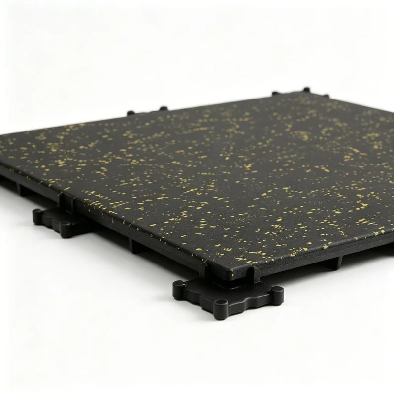 Factory Supply Non Toxic Gym Floor Mat Rubber High Density Rubber Floor Tiles for Indoor Gym Training Usage