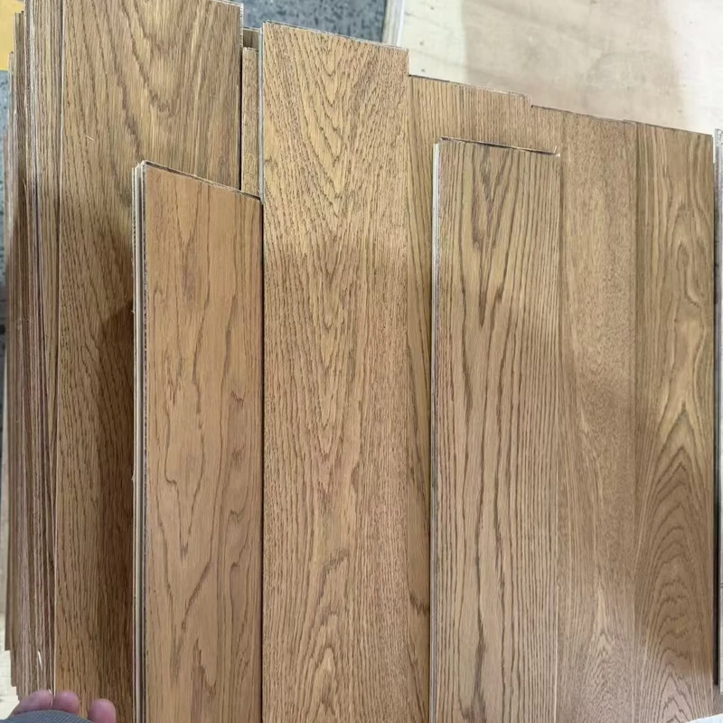 Factory Timber Flooring Brushed Waterproof Wide Plank Engineer Real Wood Flooring Engineered Hardwood Flooring White Oak