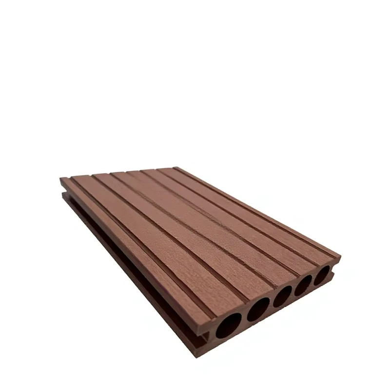 Factory sale Teak Hollow Composite Decking Outdoor Wpc Decking Floor for Balcony