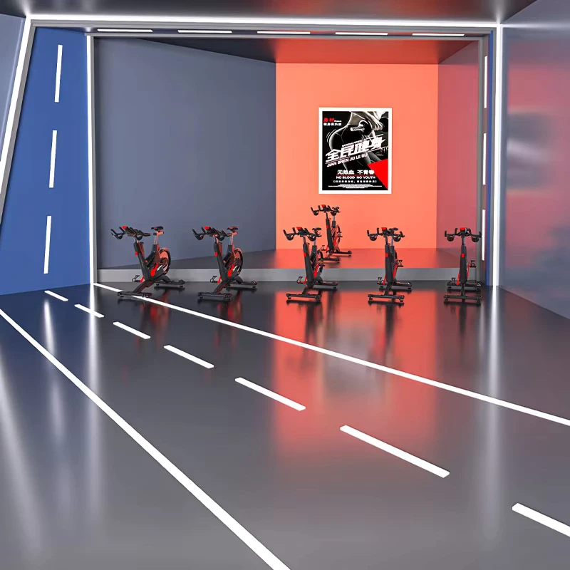 Fitness Gym Exercise New Design Customer Logo Colorful Anti Slip Sports Flooring