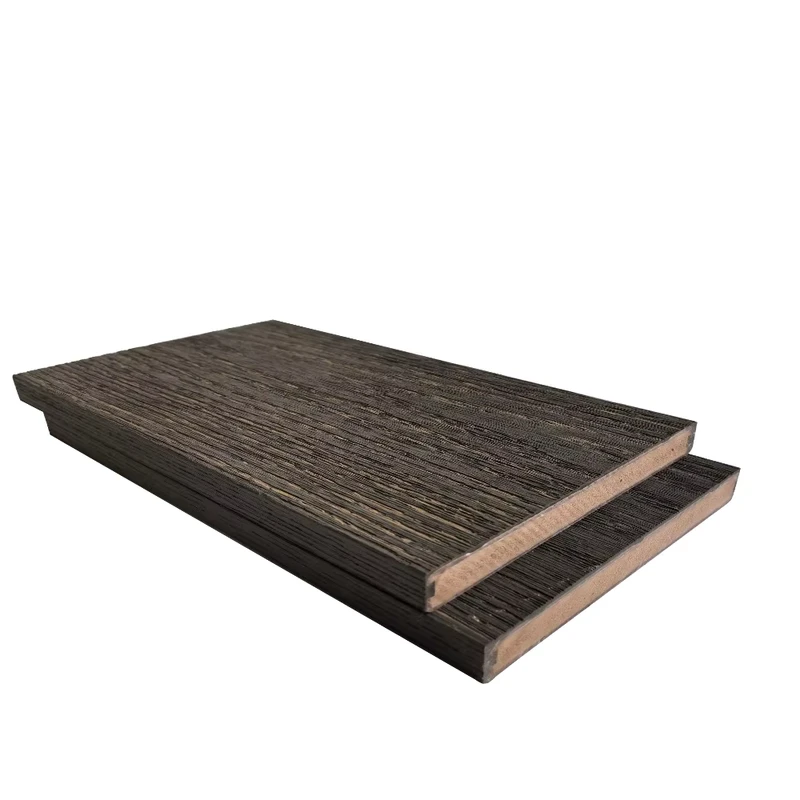 Five Generation Polyurethane Anti rot Recycled Plastic Anti slip Surface WPC Decking Wood Plastic Composite Flooring