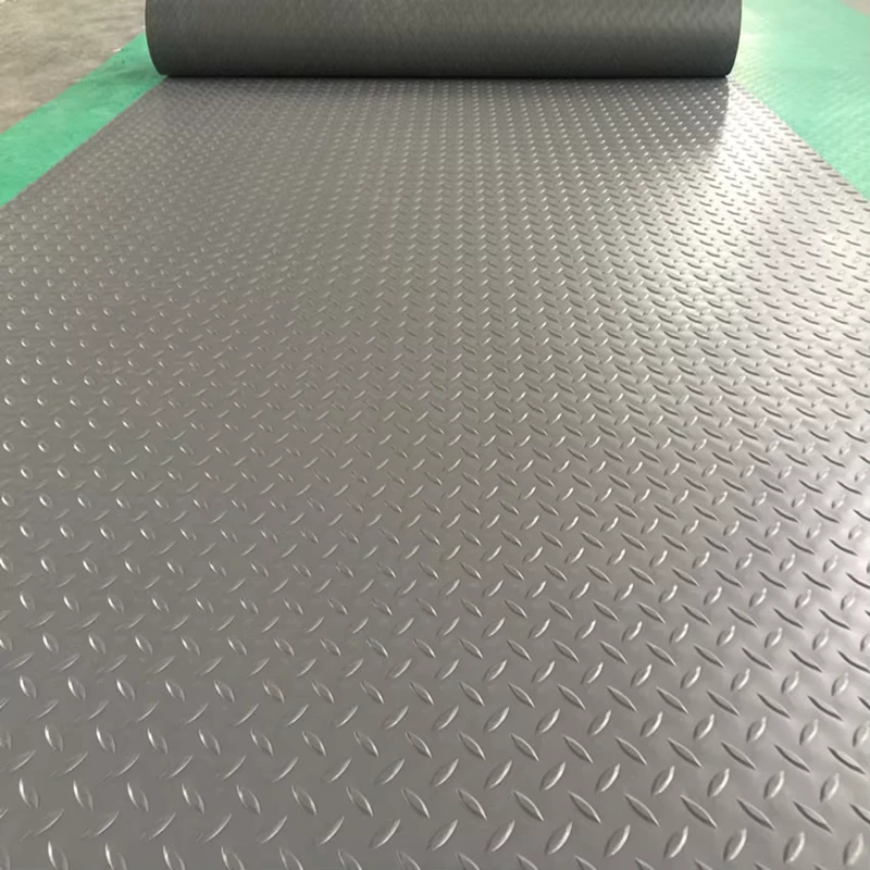 Flame Retardant Outdoor Non Slip PVC Floor Mats Corridor and Stair Carpets for Warehouses and Kitchens Custom Cutting Service