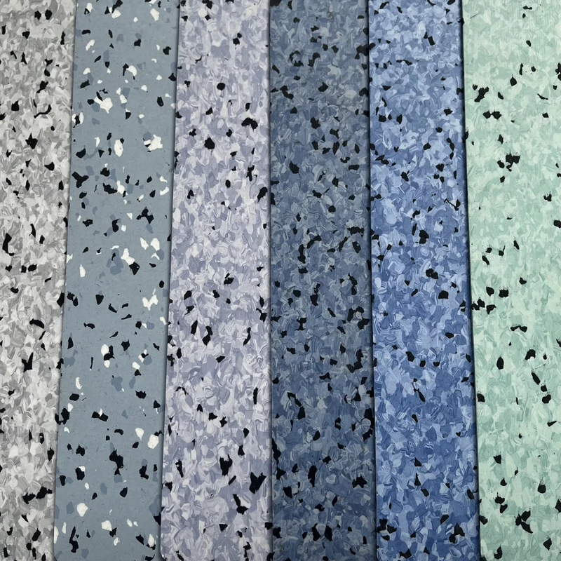 Floor PVC Coil Floor Wear Resistant Anti Static Conductive Vinyl Eco friendly 2mm Smooth Indoor Homogeneous Floor
