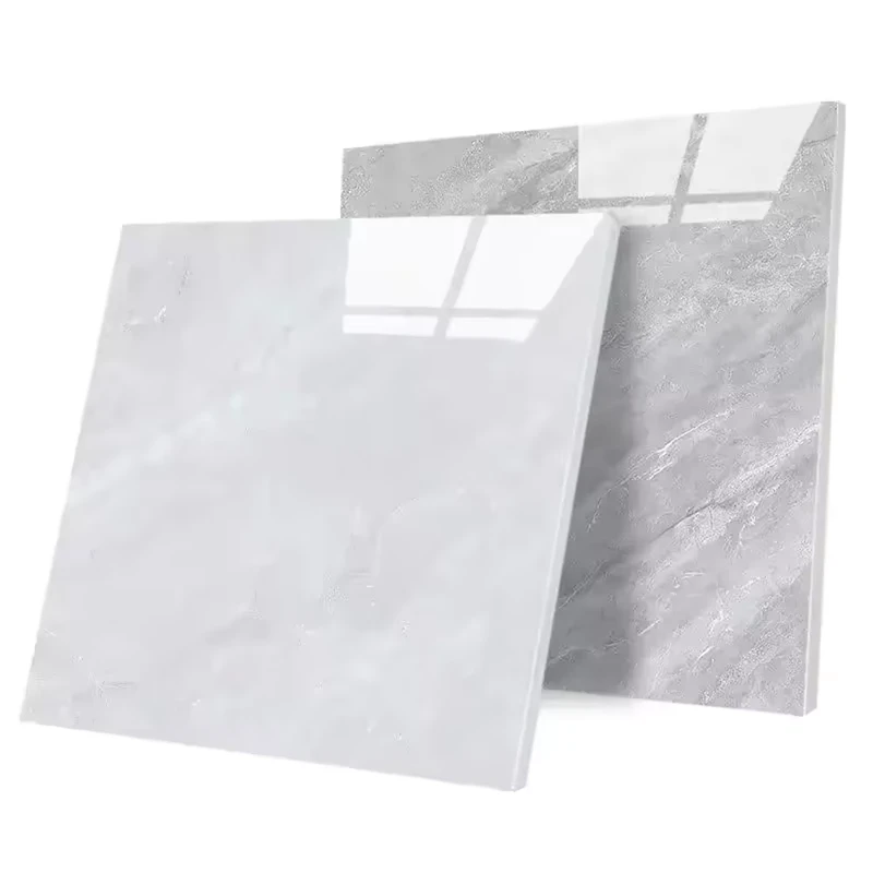 Floor Tile 60×60 Polished Marble Tile Glossy Glaze Porcelain High Glossy Interior Floor Creta Beige Tiles 600×600