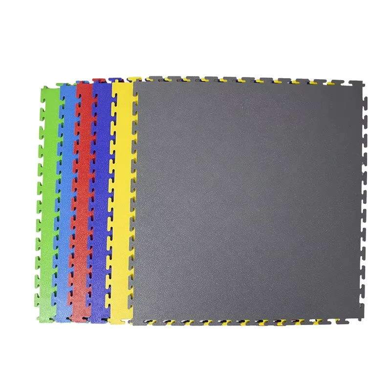 Floor Tiles Interlocking Industrial for Warehouse Flooring Mats Vented Rubber for Garage Plastic Modular PVC Hospital