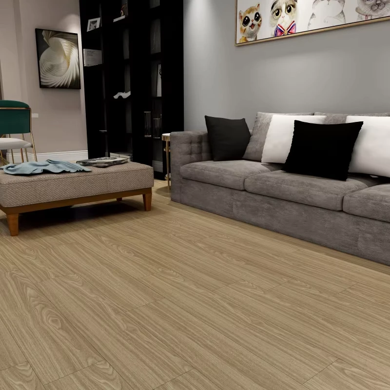 Fokia Factory Waterproof Wear Resistant Comfortable SPC Vinyl Flooring Self Adhesive PVC Laminate for Living Room Wood Floor