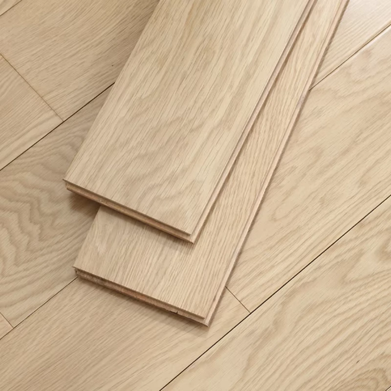 Foraking White Oak Veneer Three Layer Engineered Wood Flooring AA Surface Grading Modern Smooth Wear-Resistant Home Office Click