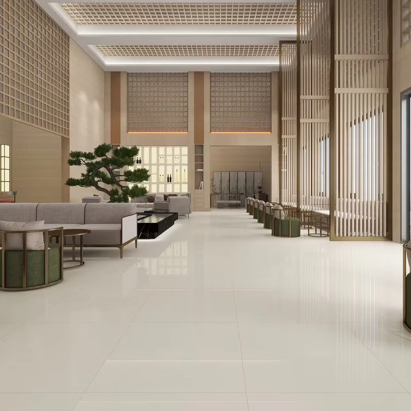 Foshan 600×1200 Matte Velvet Porcelain Floor Wall Tiles Cream Living Room Kitchen Bathroom Wabi-sabi Wear-Resistant Micro Cement