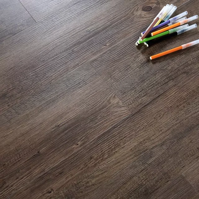 Free Sample Hybrid Wood Grain Anti Slip SPC Click Lock Vinyl Flooring Interlocking PVC Laminated Plank Plastic Graphic Design
