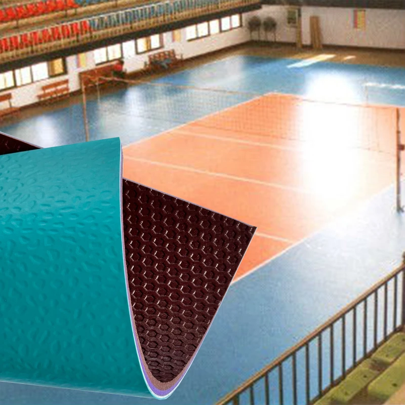 Free Samples Eco-Friendly Plastic Easy Installation Volleyball Court Indoor Sports Court Vinyl Floor