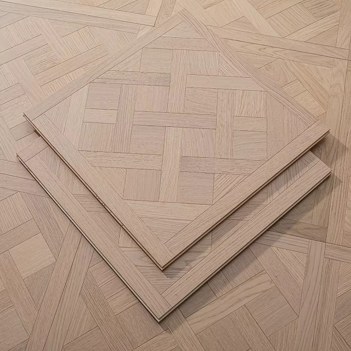 French Versailles Oak Engineered Flooring Luxury Eco friendly Multi layer Parquet T&G Installation Modern Design