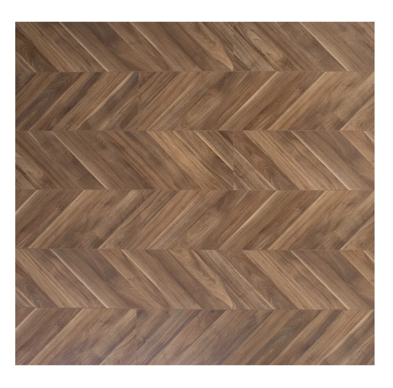 German Technology Laminate Flooring 12mm AC4 HDF Laminated Floor French Chevron Design