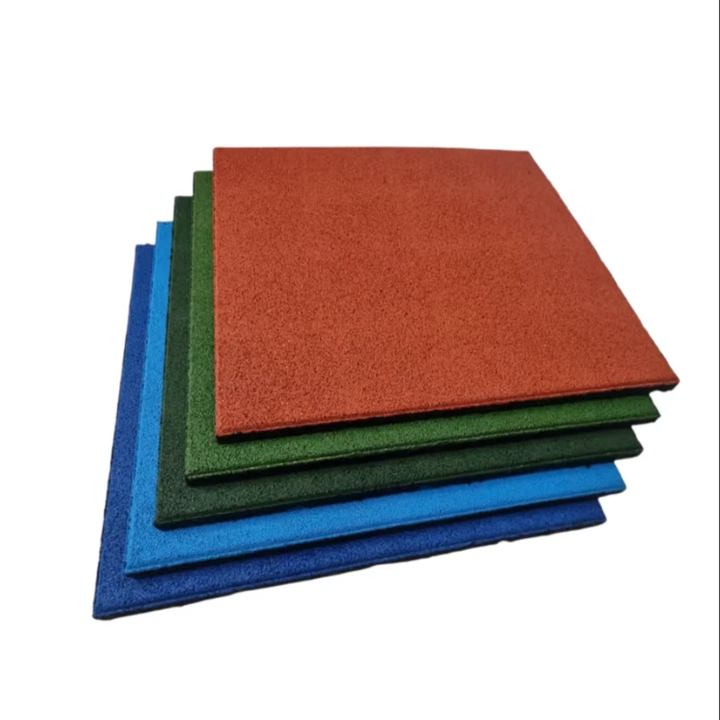 Good Drainage High Density Anti Slip Rubber Tiles Flooring Anti Static for Outdoor Playgrounds