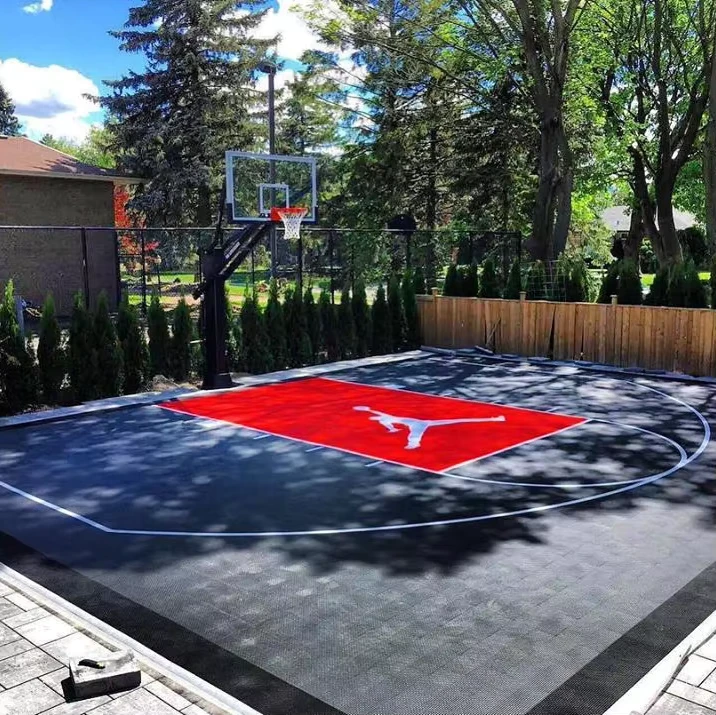 Good Quality Professional pp Interlocking Sports Floor Outdoor Basketball Court Flooring