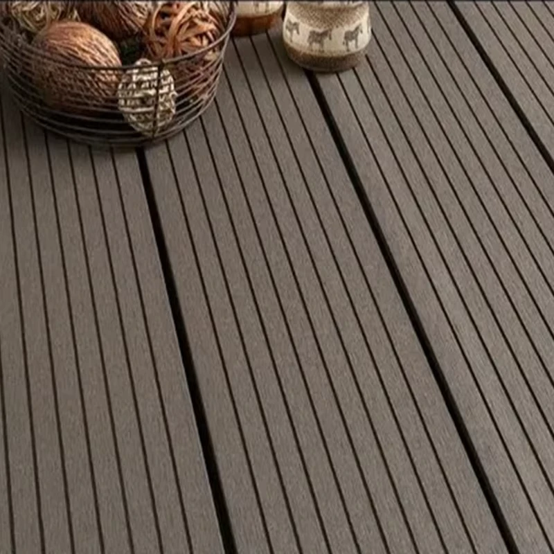 Good Quality WPC Composite Flooring Square Hole Outdoor Anti slip Decking Floor