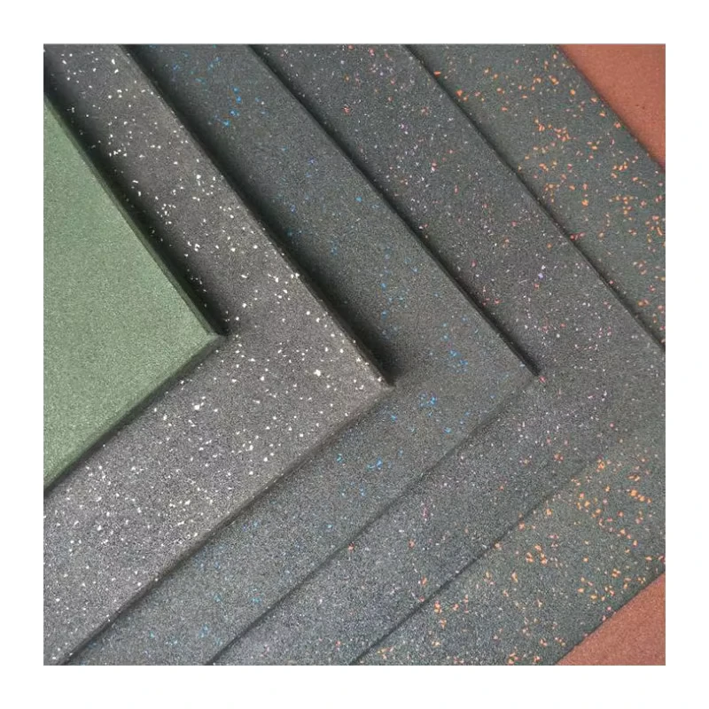 Guangzhou Factory 15mm 20mm 25mm Thick Commercial Gym Flooring Mats Rubber Dumbbells Protective Anti-Slip Sport Floor Mat