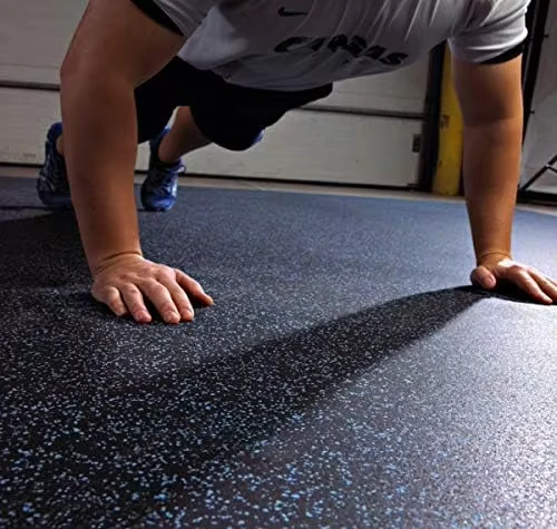 Gym Floor Roll Rubber Flooring Anti-slip EPDM Gym Rubber Flooring Rolls Tiles Sports Equipments Rubber Mat