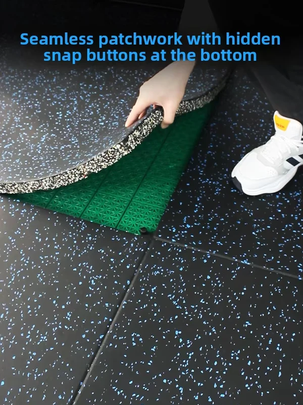 Gym Rubber Floor Mats 1 meter 30mm Thick Shock Absorbing Soundproof Vibration Proof Non Slip Home Use Barbell Equipment Flooring