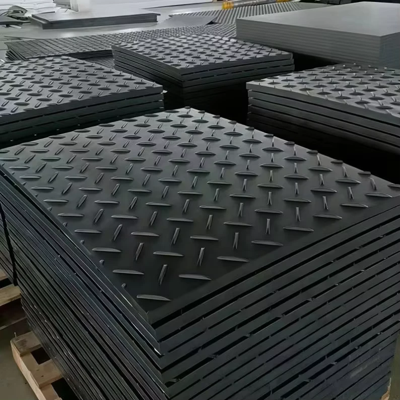 HDPE Heavy Duty Floor Protector Mat Ground Protection Mats to Protect Floors From Damage Caused by Heavy Equipment
