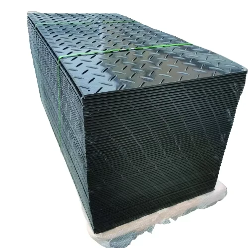 HDPE Plastic Sheets Outdoor Temporary Flooring Protection Mat PE Ground Protection Mat Industrial Heavy Duty Truck Mats