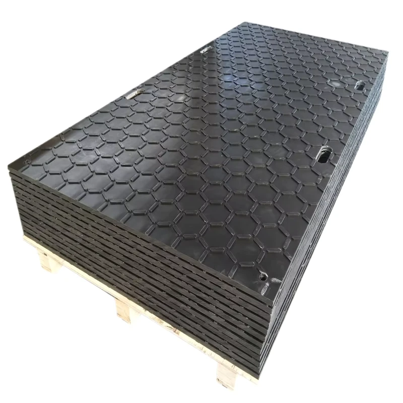 HDPE UHMWPE Plastic Anti-skid Plate Garage Flooring and Grass Protection Flooring