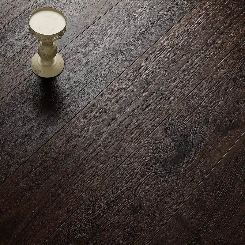 Handscaped Distressed Surface White Oak Flooring 1910mm Length Multilayer Engineered Wood for Villa Kitchen Living Room Bathroom