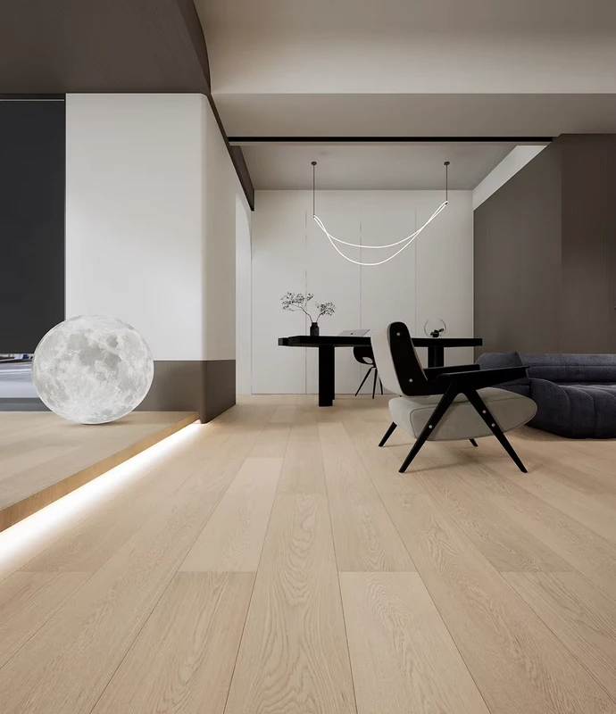 Hardwood Oak Flooring Hardwood Solid Wood Flooring for Home Living Room Bedroom Office Hotel Apartment Decoration