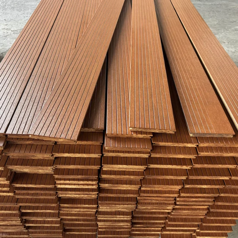 Heat Insulation Cold Resistant Courtyard Bamboo Flooring Thick Bamboo Floor
