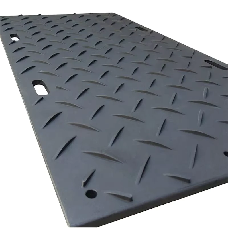 Heavy Duty HDPE Ground Protection Mats UV Resistant Customizable Size Thickness for Event Flooring Landscaping Cutting