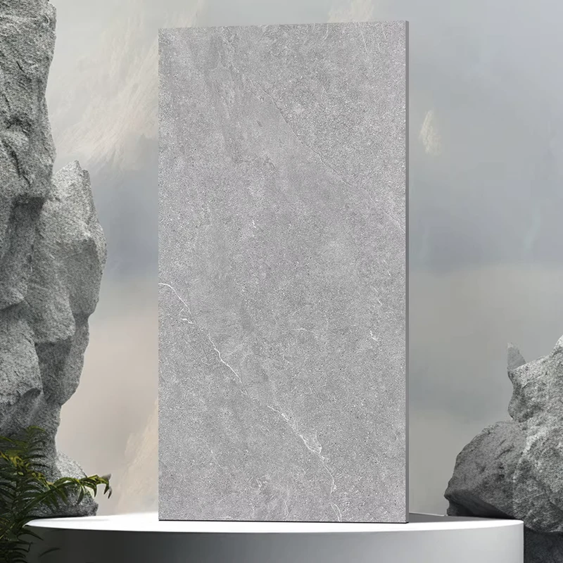 Heavy Duty Matte Ceramic Floor Tile 10mm Thick 750x1500mm Anti Slip Modern for Living Room Home Office Hotel