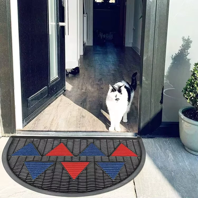 Heavy Duty Non Slip Rubber Front Door Welcome Mats Outdoor Entrance Doormat for Outside