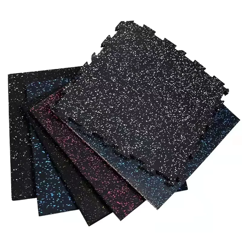 Heavy Duty Outdoor Rubber Floor Mats High Density Anti Slip Soundproof Shock Absorbing Protective Flooring Gym Garden