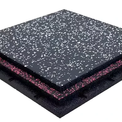 Heavy Duty Rubber Flooring Tiles Laminated Gym Floor Mats