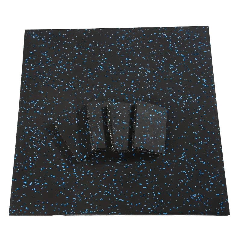 High Density 20mm Gym Rubber Flooring Tiles Non Slip Interlocking Mats for Fitness Center EPDM SBR Protective Flooring