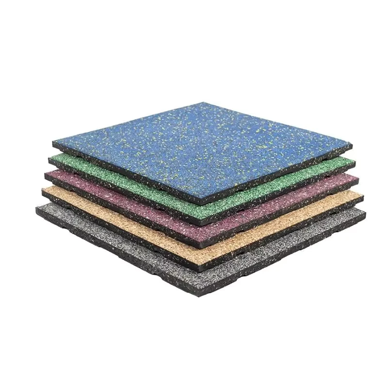 High Density 50mm Heavy Duty Black Noise Reduction Rubber Flooring Mats for Flooring and Protective