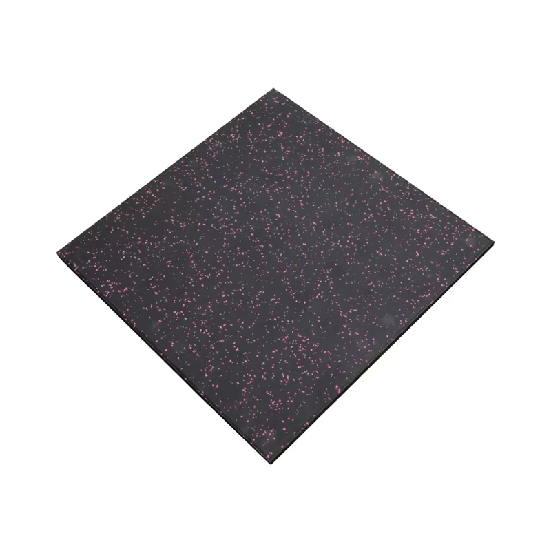 High Density Anti Slip Gym Flooring Home Sports Carpet Noise Shock Rubber Absorption Mats Protective Tiles Rolls Home Exercise