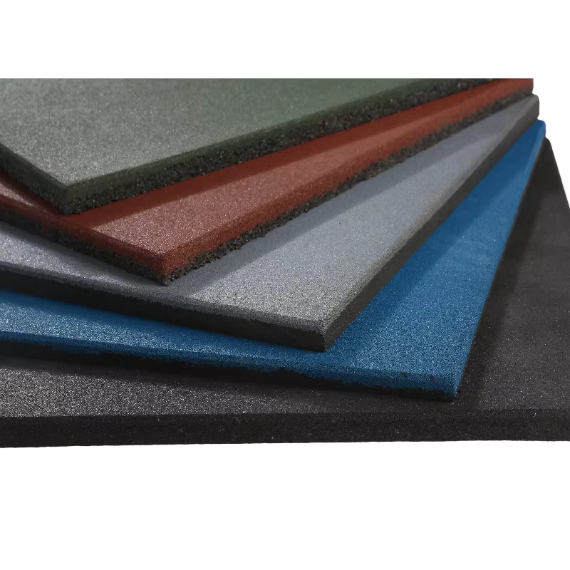 High-Density Anti-Static EPDM Rubber Gym Flooring Mats Eco-Friendly Washable Noise Reduction Protective Covering for Home Gym