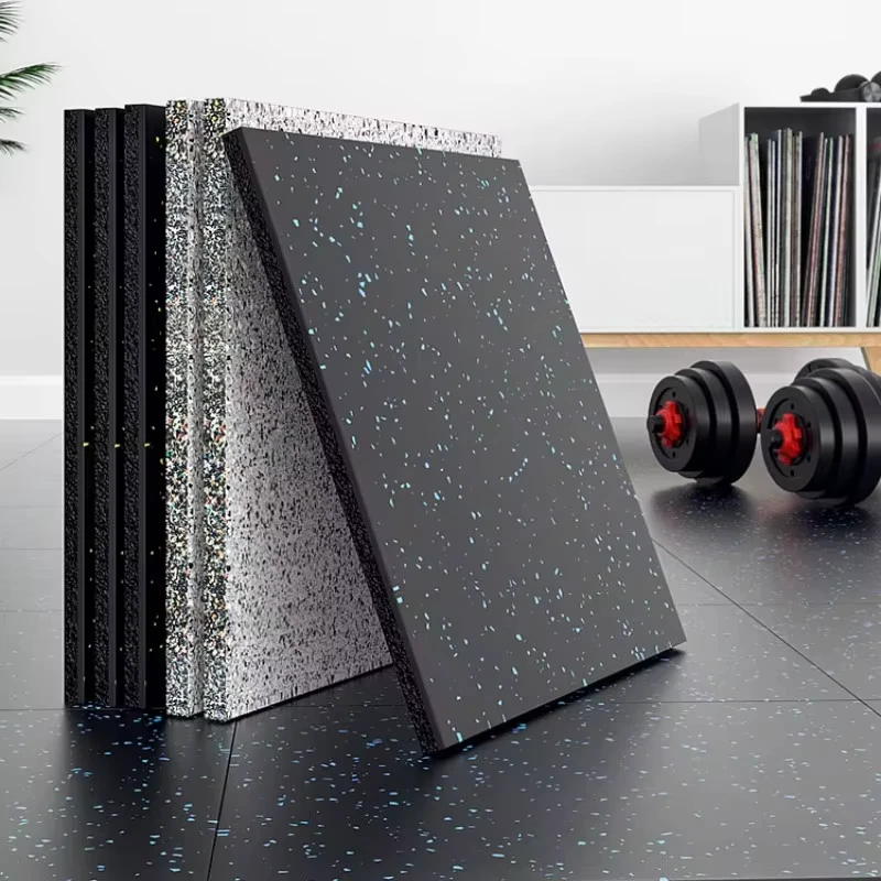 High Density EPDM Rubber Gym Flooring Tile China Factory Shooting Range and Garden Use Rubber Flooring Mat