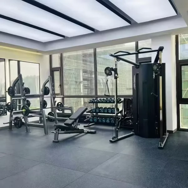 High Density EPDM SBR Interlocking Customizable Gym Rubber Floor Mat Multi Function Playground Tiles Protective Flooring