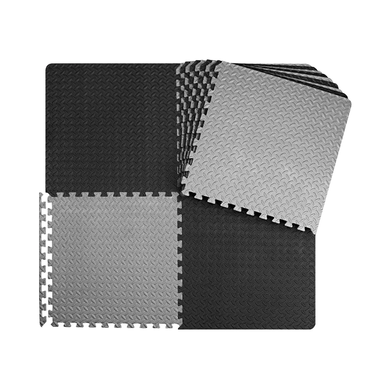 High Density EVA Foam Gym Floor Puzzle Mat Durable Eco friendly Protective Flooring Tiles for Exercise Training