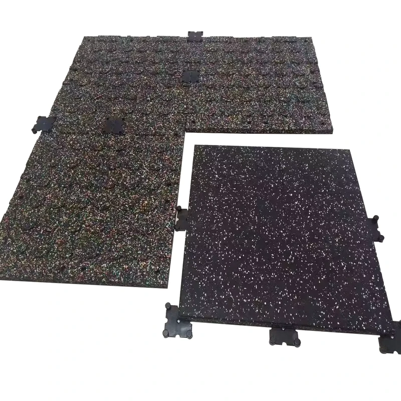 High Density Gym Flooring Fitness Rubber Tiles for Indoor Sports Area Premium Rubber Floor Mat
