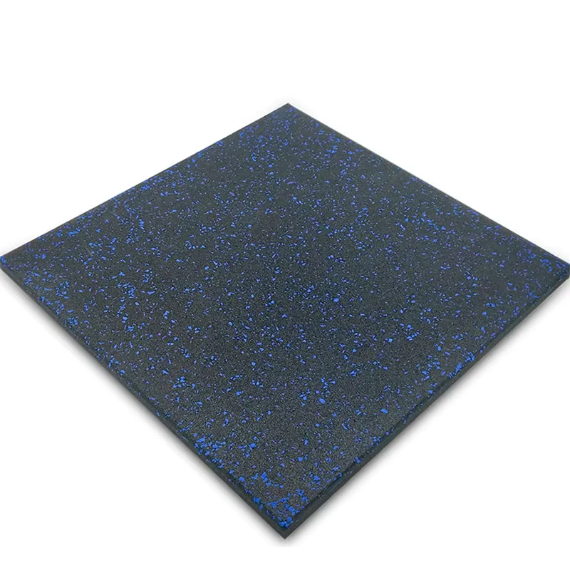 High Density Gym Rubber Flooring 3-12mm Thick Noise Proof and Protective with Epdm Granules